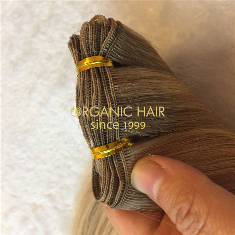 Most popular extension method--hand tied hair extensions H122